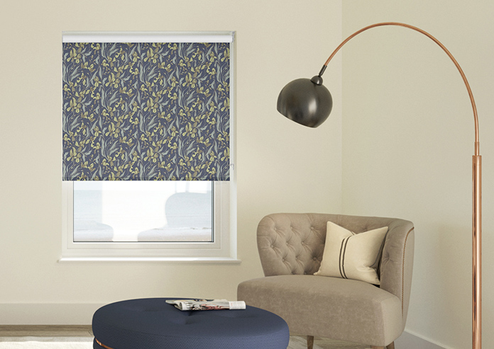 Iris, Dutch Blue - Twist&Fit Roller Blind - Image 3
